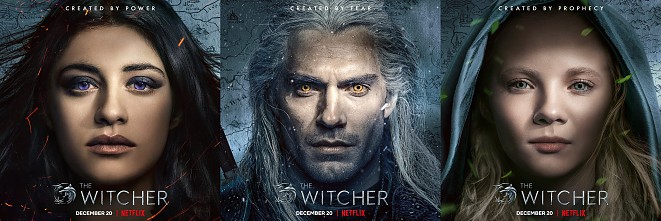 Witcher posters in