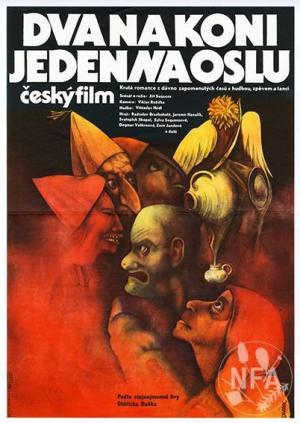 Dva na koni, jeden na oslu
